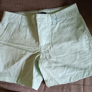 Women's Mint Green Casual Shorts